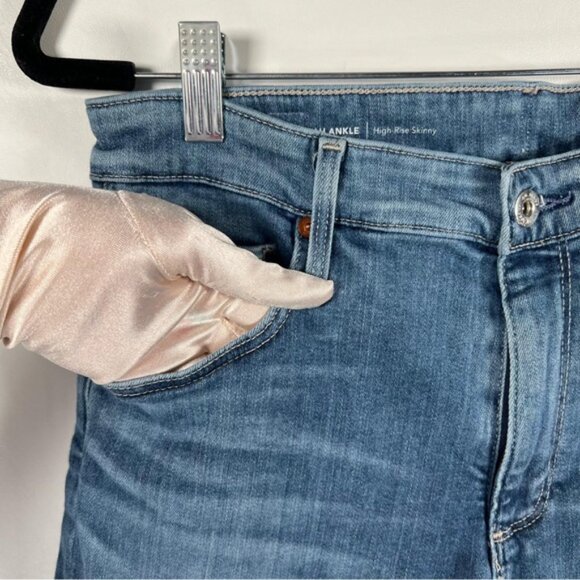 AG ADRIANO GOLDSCHMIED FARRAH ANKLE High-Rise Skinny Jeans Size 31 - Picture 10 of 13